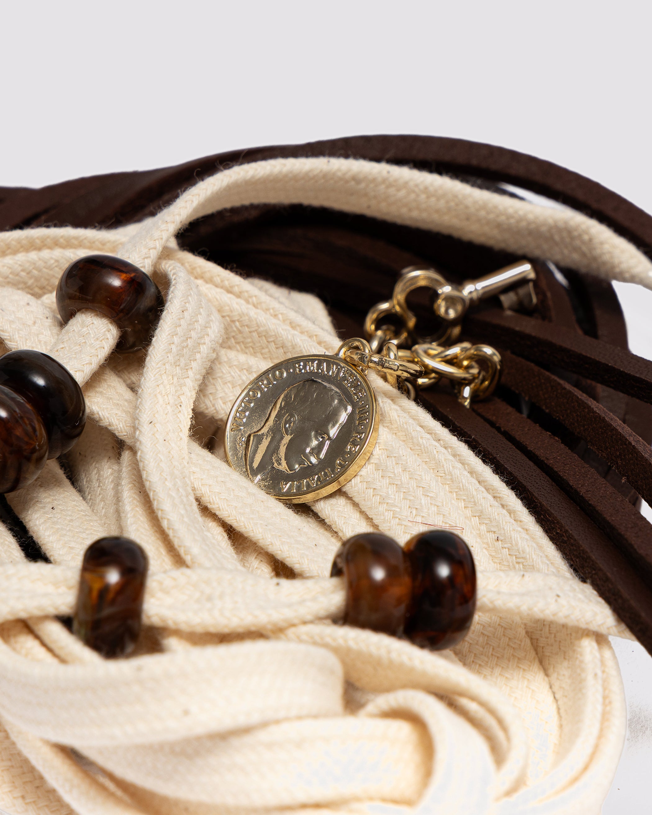 Charm Shoelaces Brown/Neutral