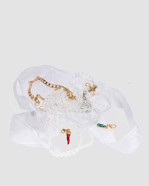 Charm Shoelaces White