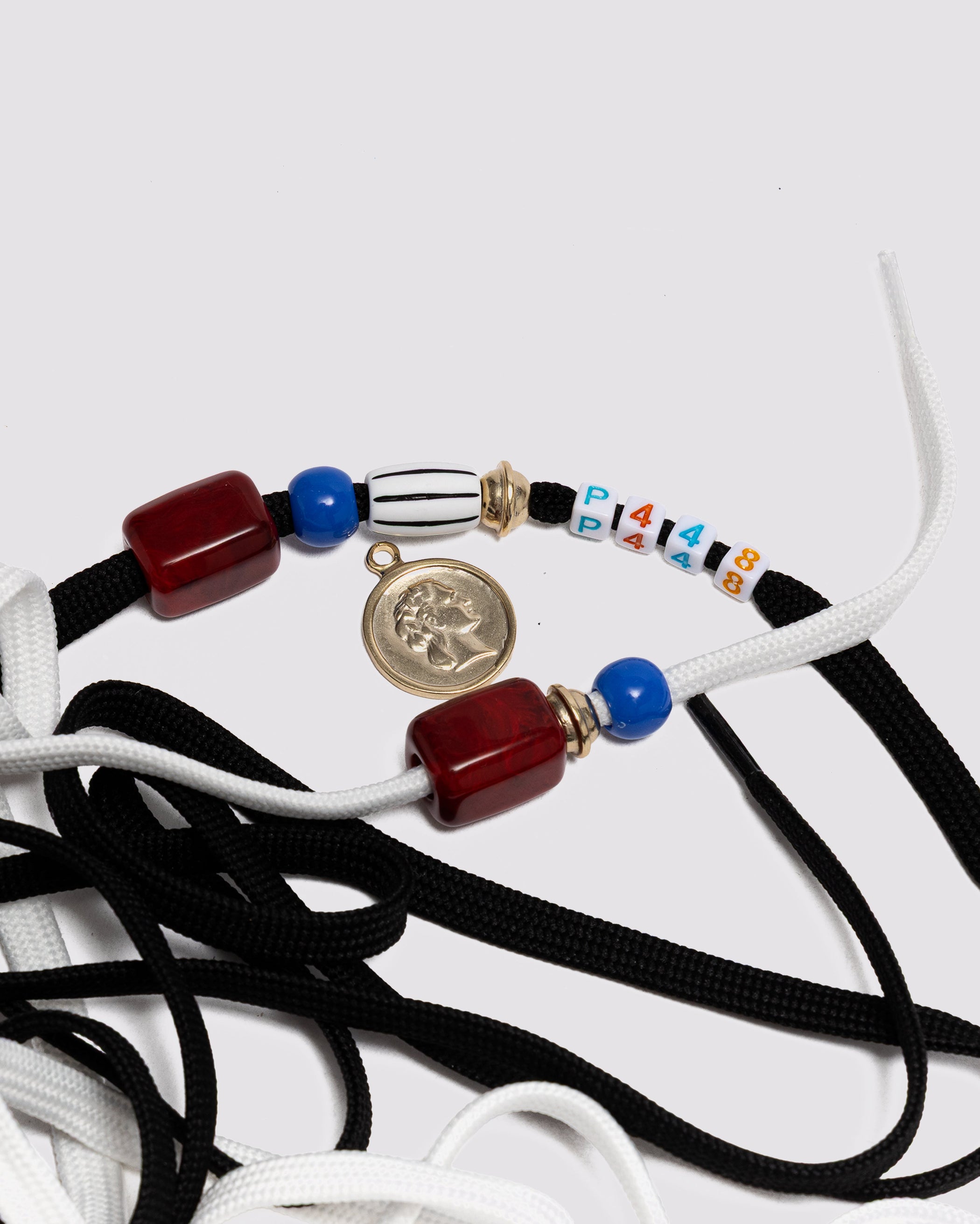 Charm Shoelaces White/Black