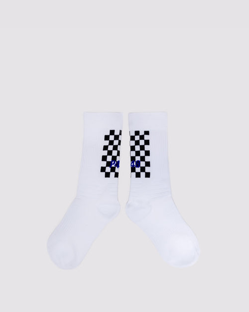 Socks White/Check