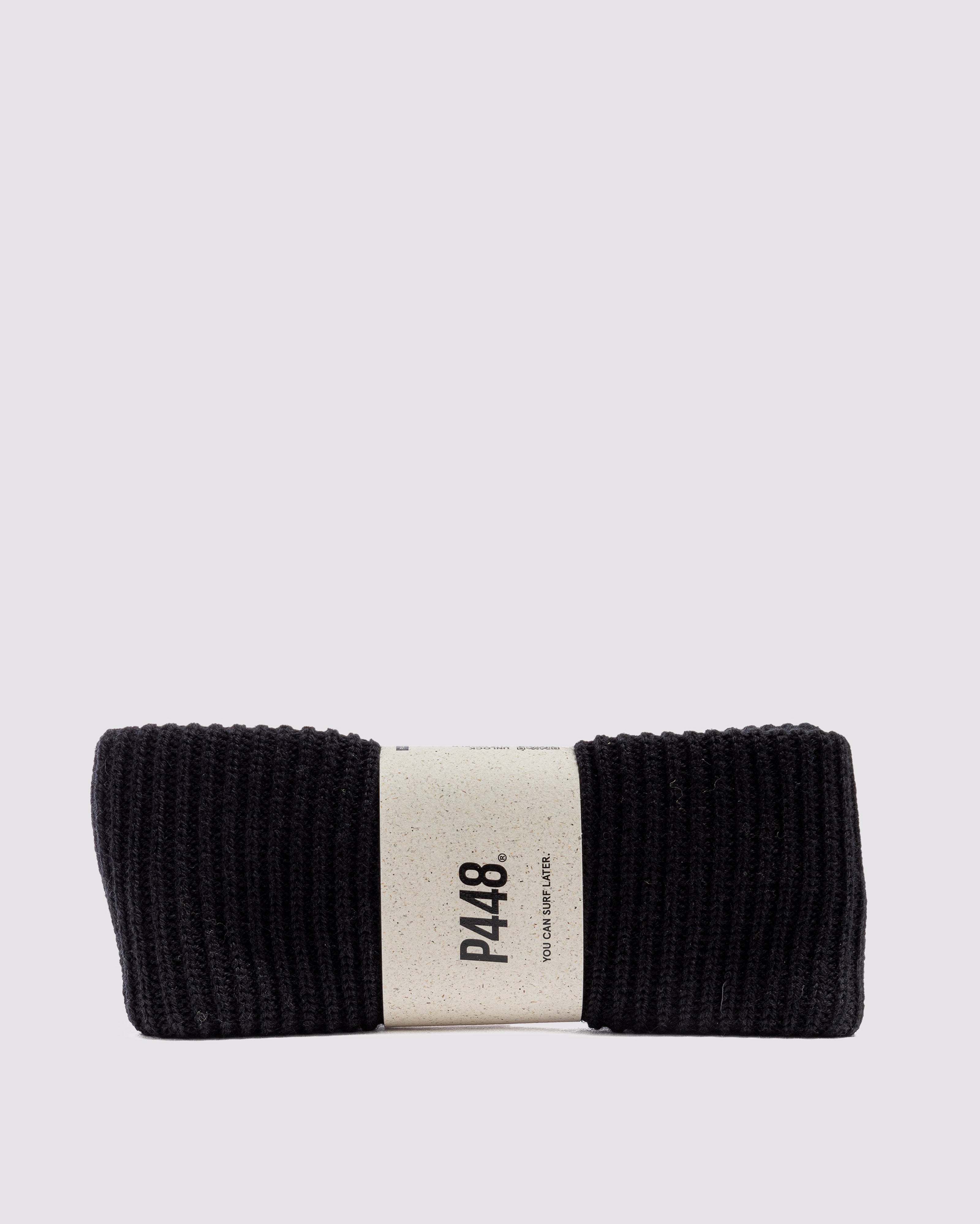 P448 Black Beanie