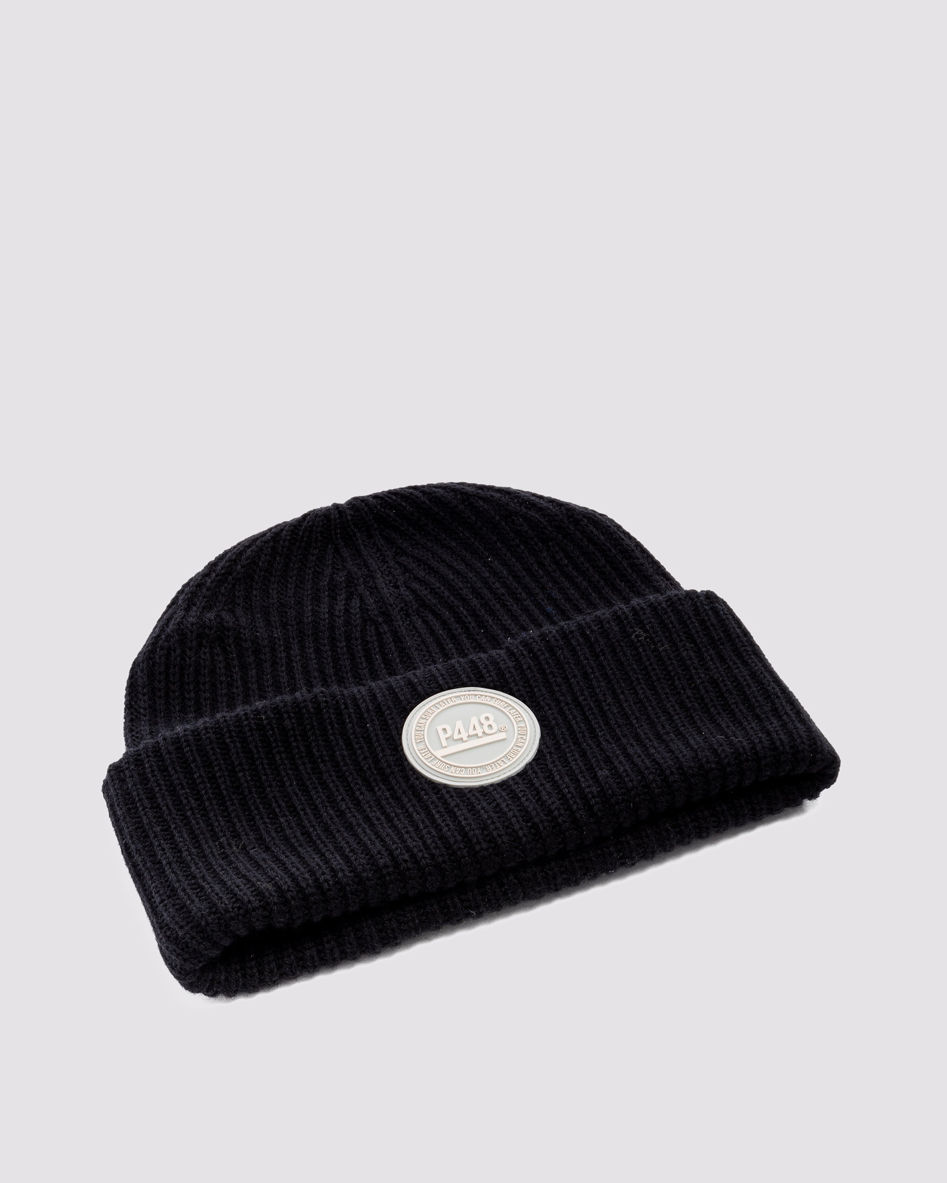 P448 Black Beanie