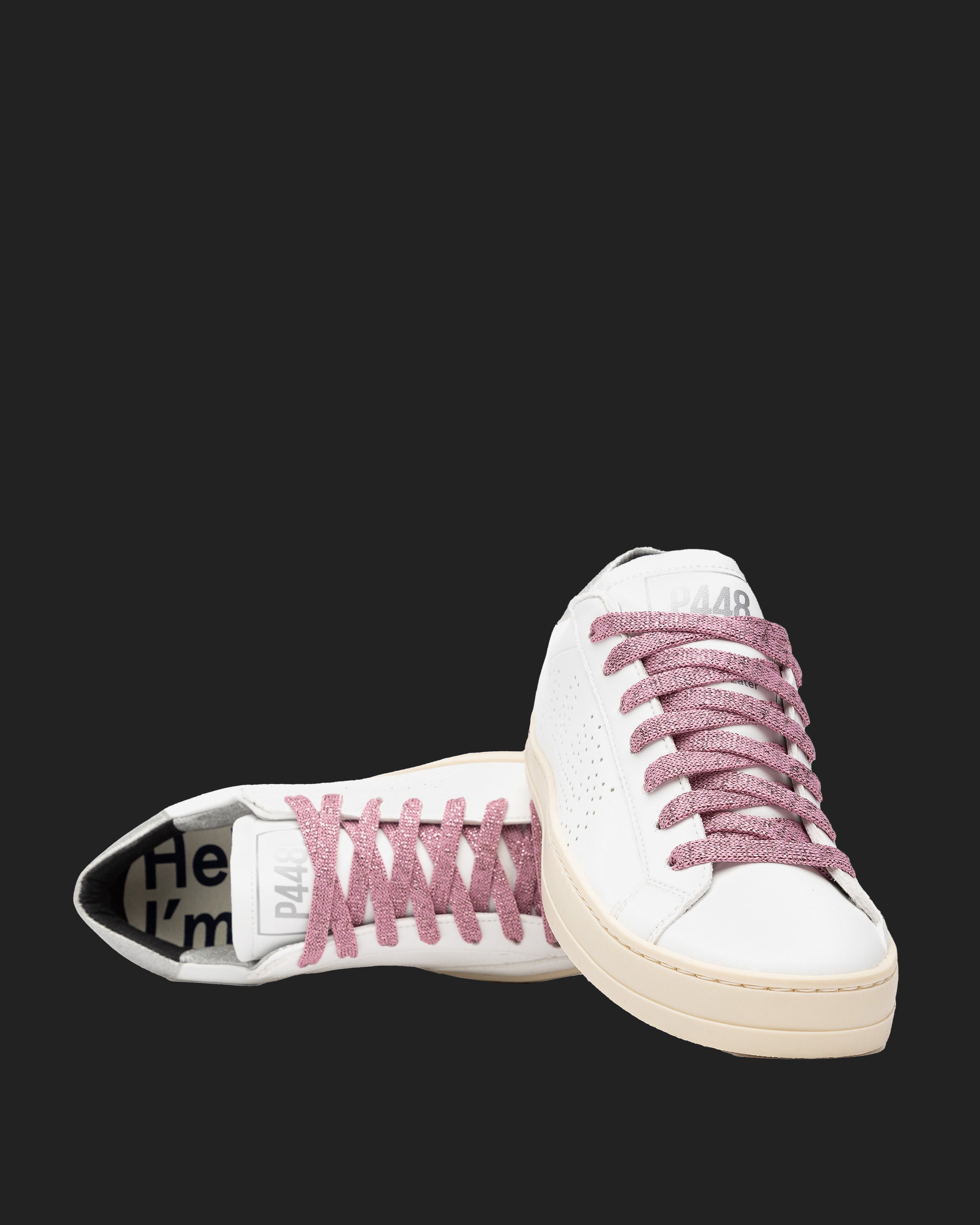 Shoelaces Metallic Pink