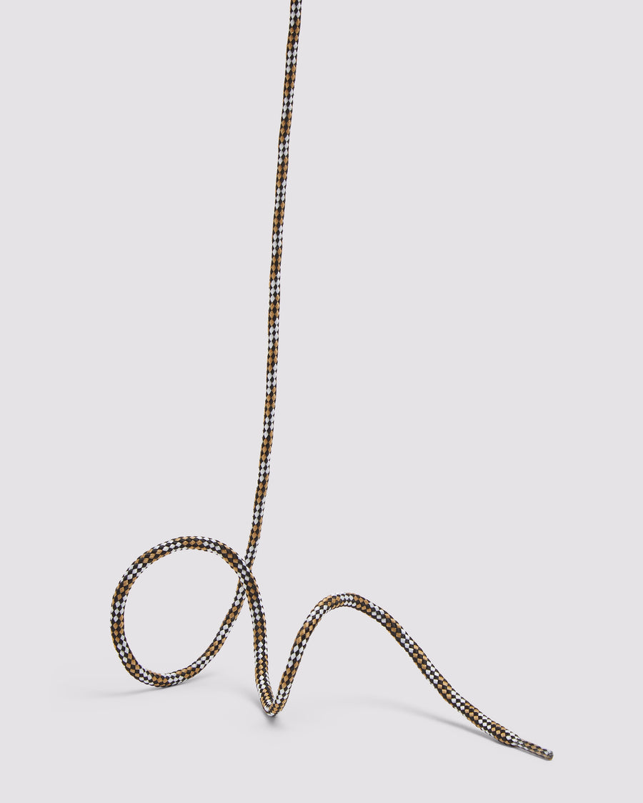 Shoelaces Black/White/Gold